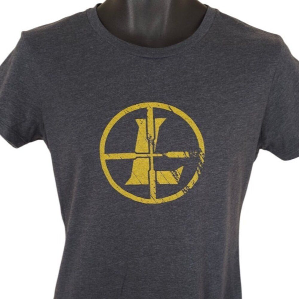 Leupold T Shirt Womens Size Medium Gray Hunting Scopes Military Law Enforcement